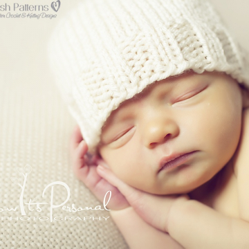 Easy Knitting Pattern | Knit Beanie Hat & Flower Pattern