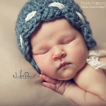 Crochet Bonnet Pattern - Pixie Hat Crochet Pattern