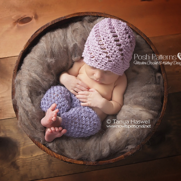 Crochet Pattern | Eyelet Rib Crochet Hat Pattern