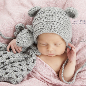 Mouse Lovey Crochet Pattern | Mouse Toy Pattern