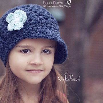 Newsboy Hat Crochet Pattern - Crochet Newsboy Hat
