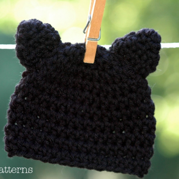 Crochet Pattern Kitty Cat Hat | Crochet Hat Pattern