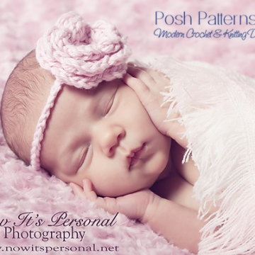 Crochet Flower Headband Pattern - Baby Headband